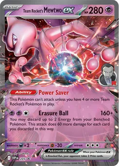 Team Rocket's Mewtwo ex 205/225