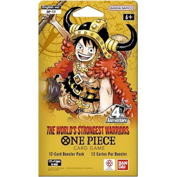The World's Strongest Warriors Sleeved Booster