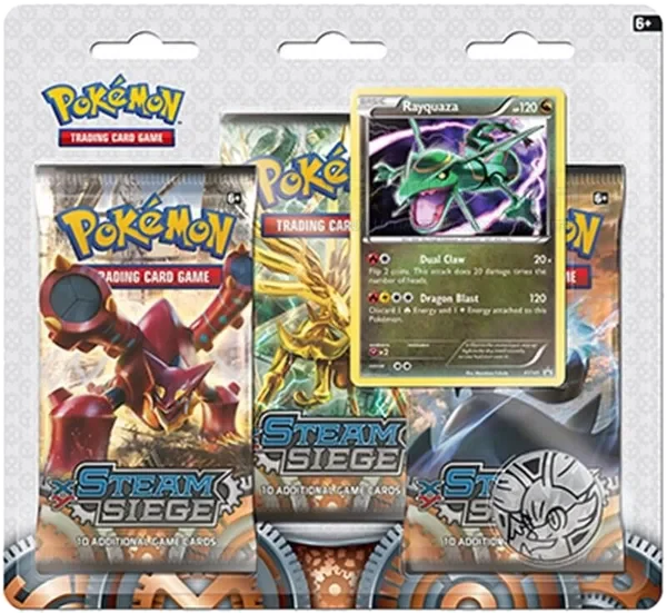 Steam Siege: Rayquaza 3-Pack Blister