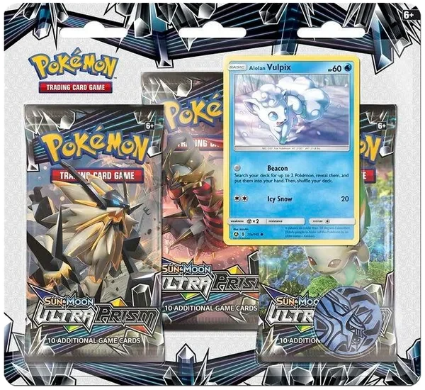 Ultra Prism: Alolan Vulpix 3-Pack Blister
