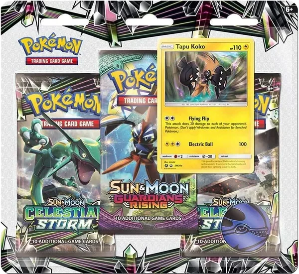 Celestial Storm: Tapu Koko 3-Pack Blister