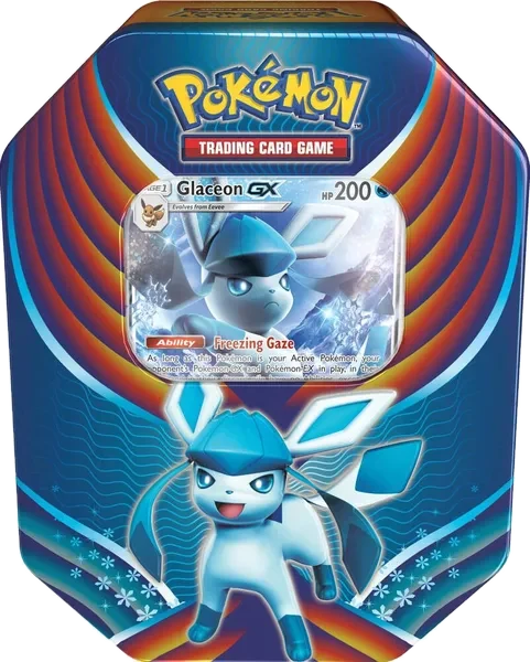 Evolution Celebration Tins: Glaceon GX Tin