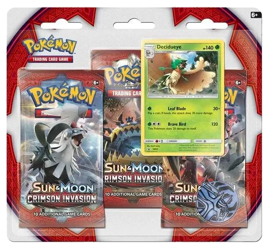 Crimson Invasion: Decidueye 3-Pack Blister