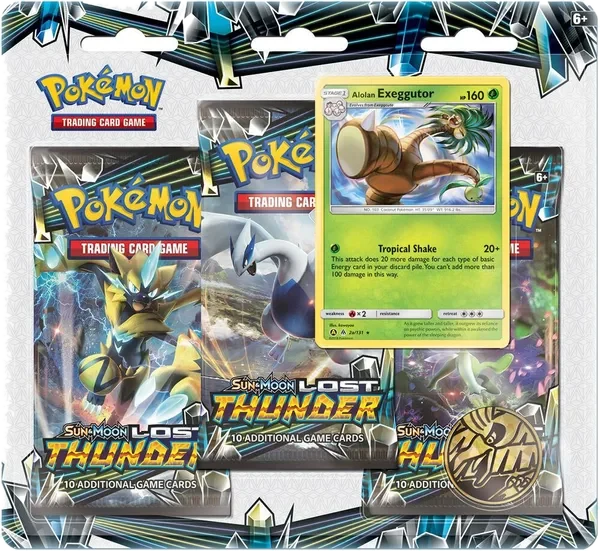 Lost Thunder: Alolan Exeggutor 3-Pack Blister