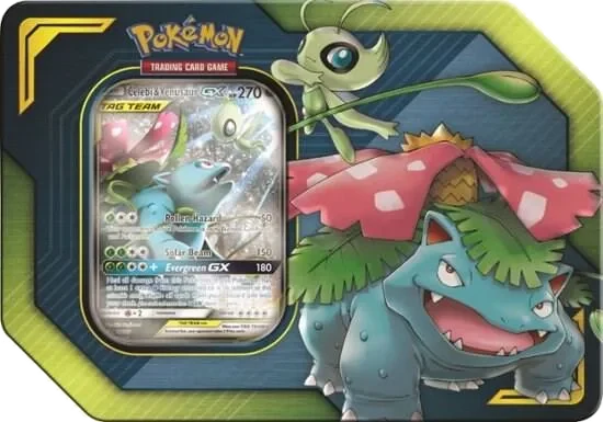 Tag Team Tins: Celebi & Venusaur GX Tin