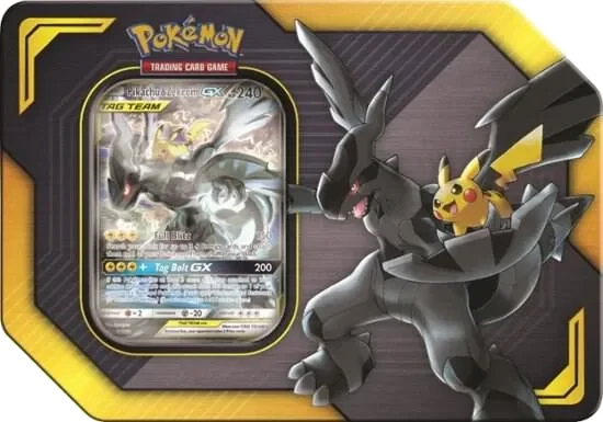 Tag Team Tins: Pikachu & Zekrom GX Tin