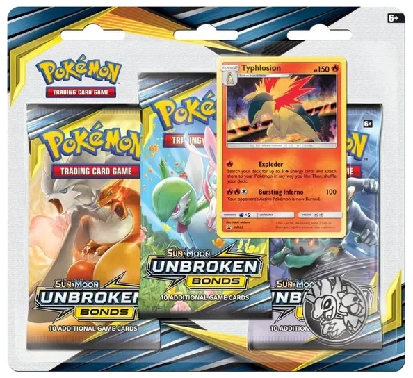 Unbroken Bonds: Typhlosion 3-Pack Blister