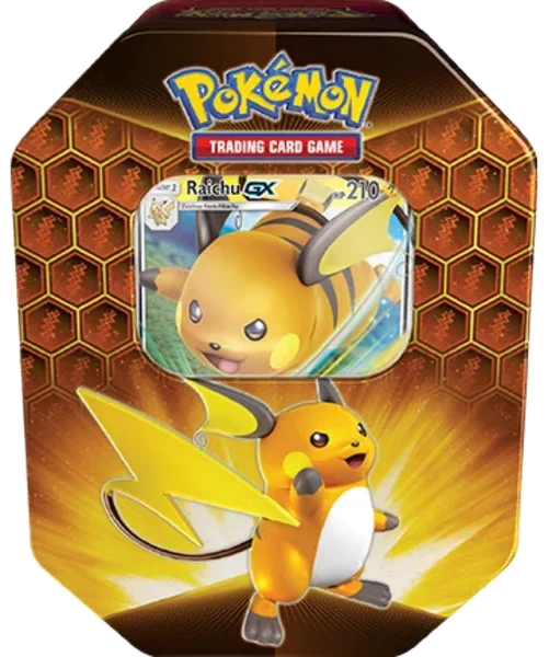 Hidden Fates: Raichu GX Tin