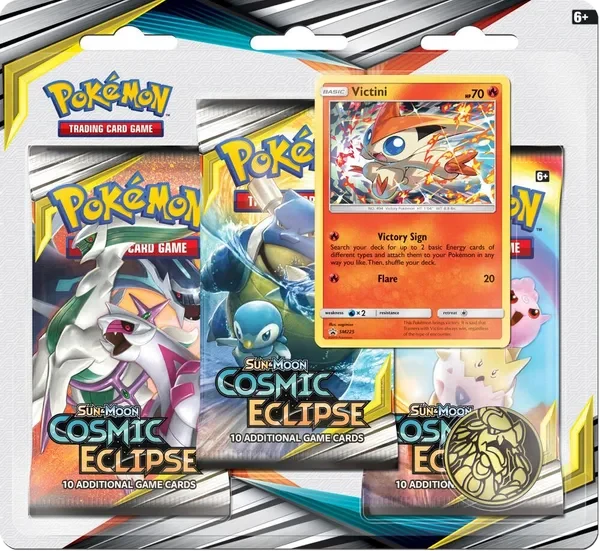 Cosmic Eclipse: Victini 3-Pack Blister