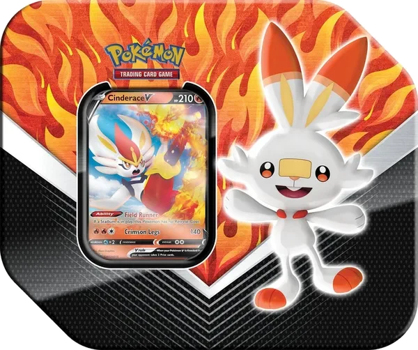 Galar Partners Tin: Cinderace V Tin