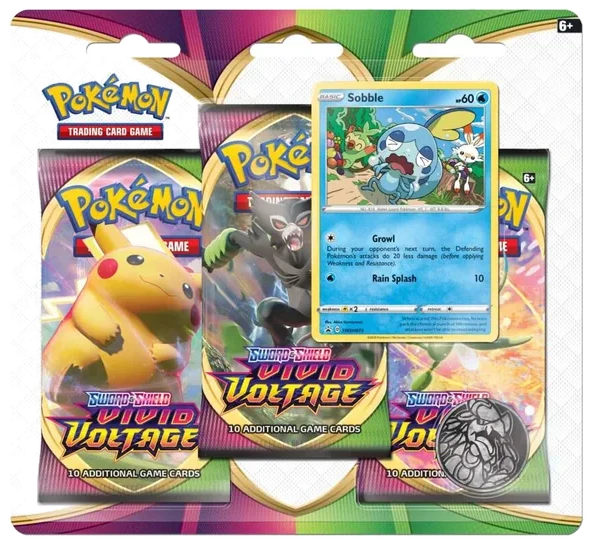 Vivid Voltage: Sobble 3-Pack Blister