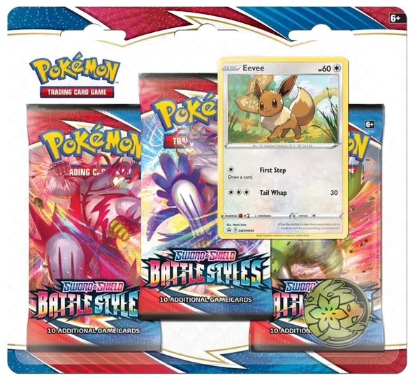 Battle Styles: Eevee 3-Pack Blister