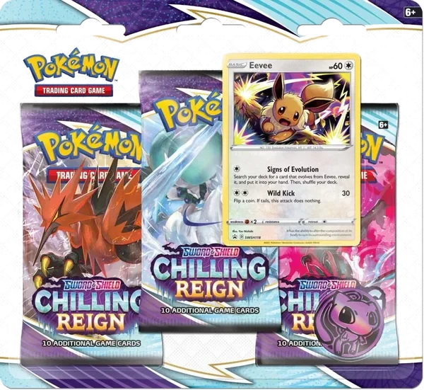 Chilling Reign: Eevee 3-Pack Blister