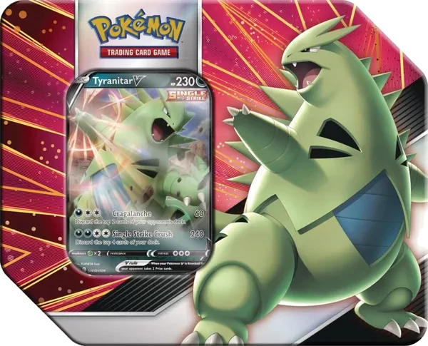 V Strikers Tins: Tyranitar V Tin