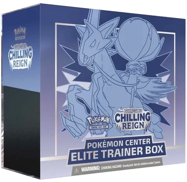 Chilling Reign: Pokémon Center Ice Rider Calyrex Elite Trainer Box