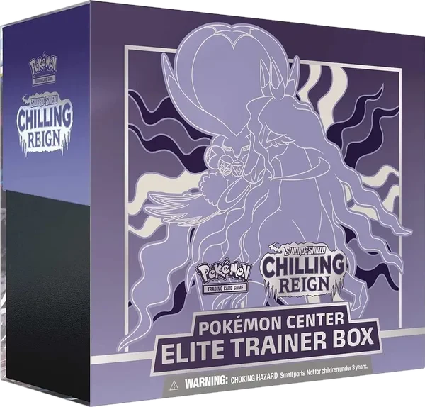 Chilling Reign: Pokémon Center Shadow Rider Calyrex Elite Trainer Box