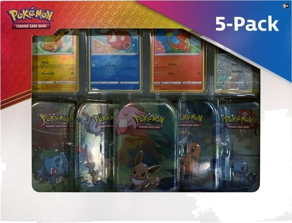 Kanto Friends Mini Tin 5-Pack Bundle
