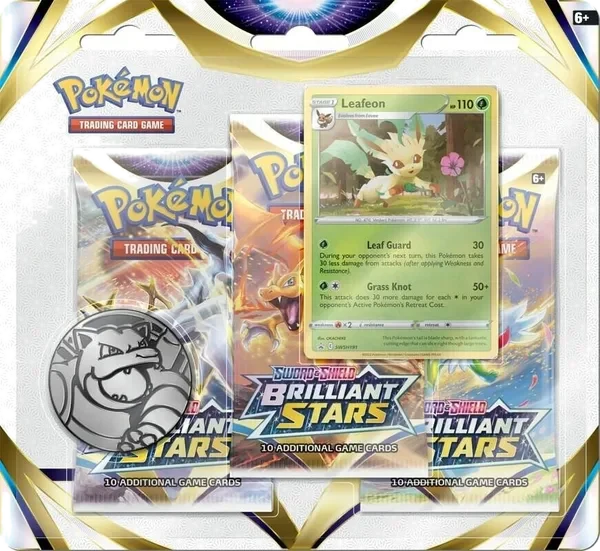 Brilliant Stars: Leafeon 3-Pack Blister