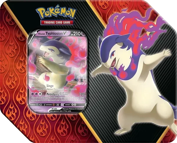 Divergent Powers Tins: Hisuian Typhlosion V Tin (EU Version)