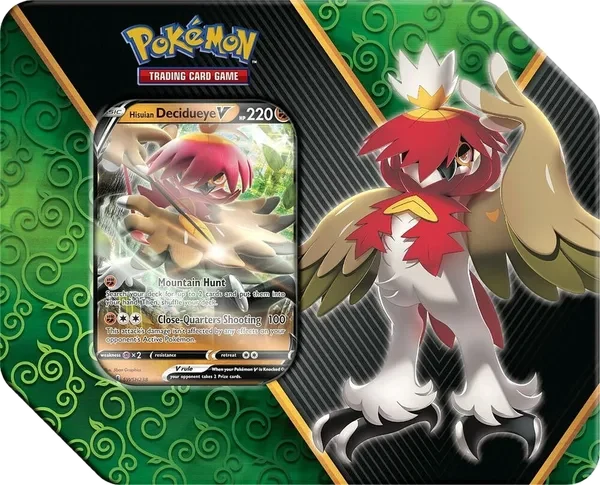 Divergent Powers Tins: Hisuian Decidueye V Tin (EU Version)