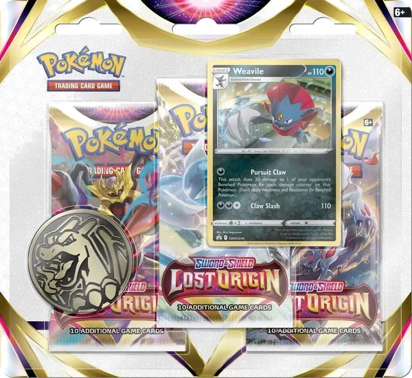 Lost Origin: Weavile 3-Pack Blister