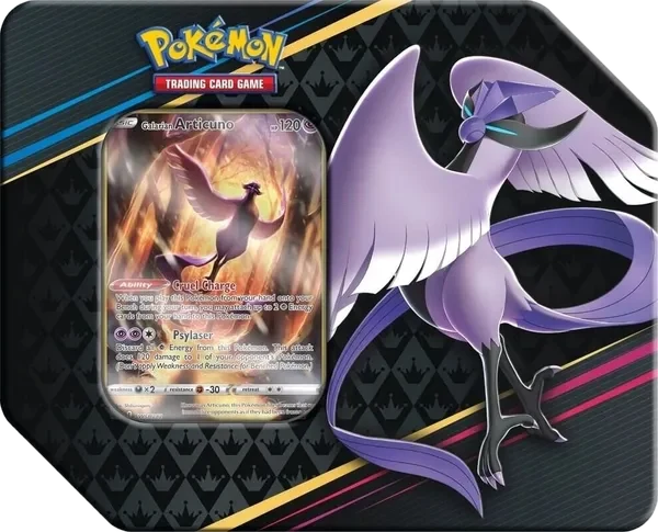 Crown Zenith: Galarian Articuno Tin (US Version)