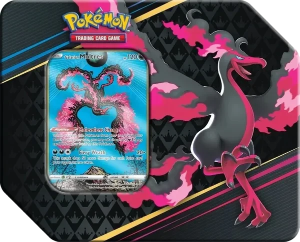 Crown Zenith: Galarian Moltres Tin (US Version)