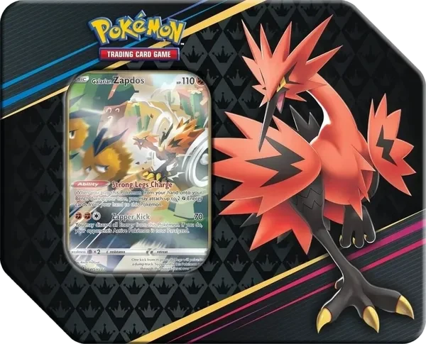 Crown Zenith: Galarian Zapdos Tin (US Version)