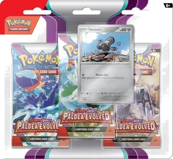 Paldea Evolved: Varoom 3-Pack Blister