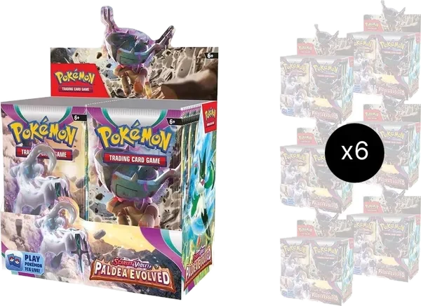Paldea Evolved 6 Booster Box Case