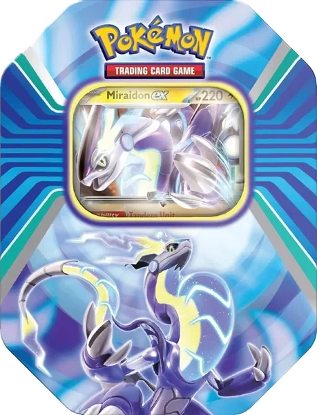 Paldea Legends Tins: Miraidon ex Tin (US Version)