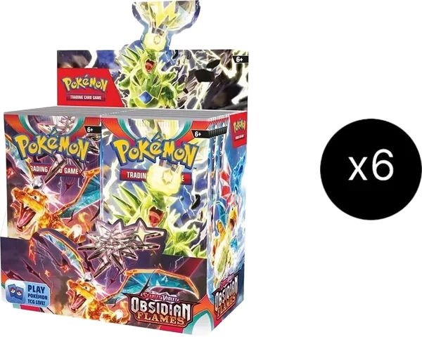 Obsidian Flames 6 Booster Box Case