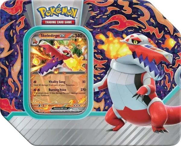 Paldea Partners Tins: Skeledirge ex Tin
