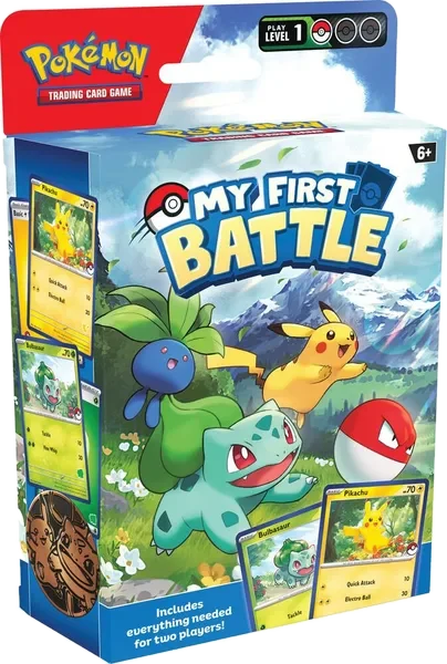 My First Battle: Bulbasaur & Pikachu