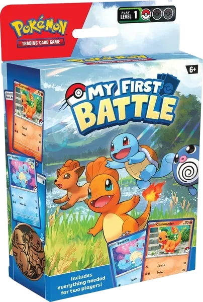 My First Battle: Charmander & Squirtle