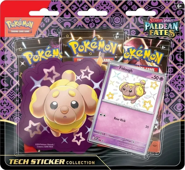Paldean Fates: Fidough Tech Sticker Collection