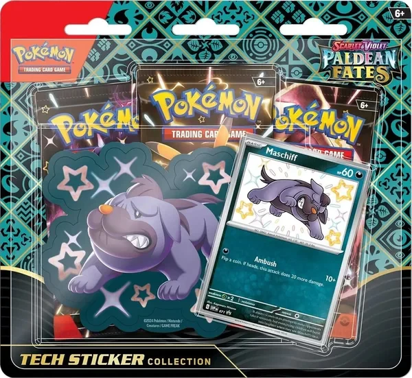 Paldean Fates: Maschiff Tech Sticker Collection