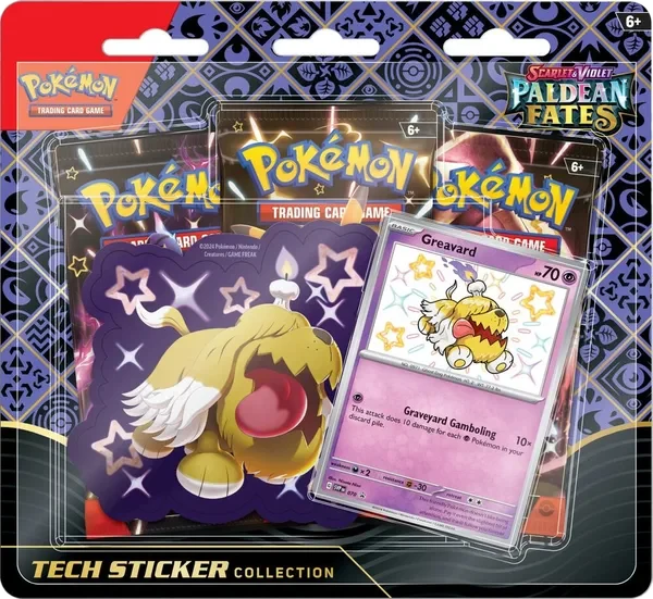 Paldean Fates: Greavard Tech Sticker Collection