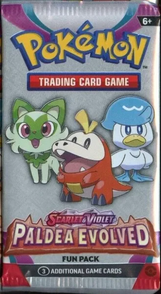 Paldea Evolved Fun Pack (3 Cards)