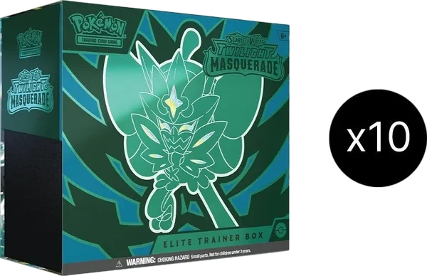 Twilight Masquerade 10 Elite Trainer Box Case