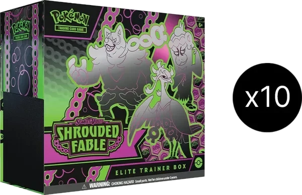 Shrouded Fable 10 Elite Trainer Box Case