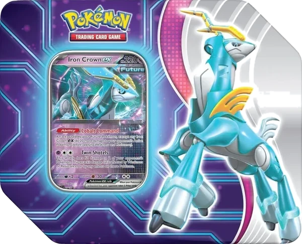 Paradox Destinies Tins: Iron Crown ex Tin (US Version)