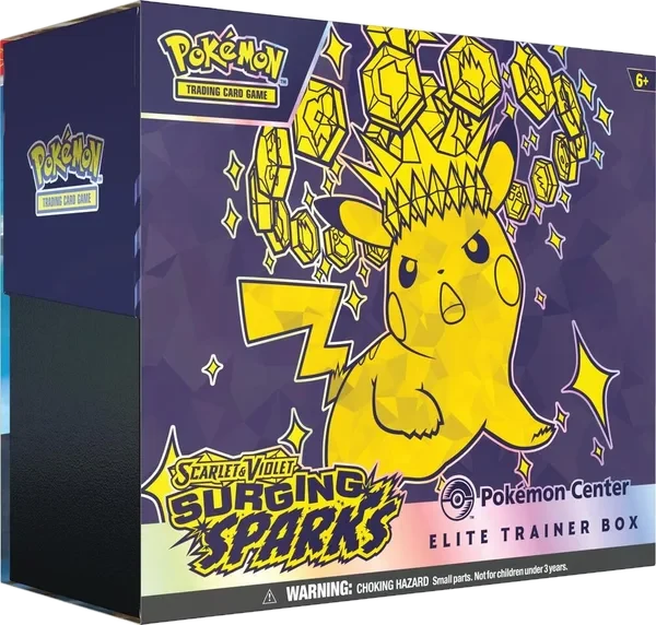 Surging Sparks Pokémon Center Elite Trainer Box