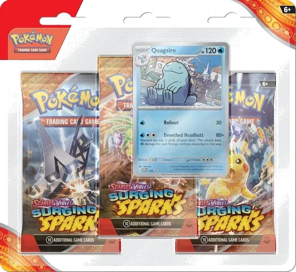 Surging Sparks: Quagsire 3-Pack Blister