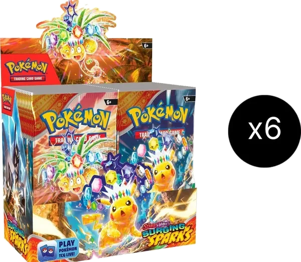 Surging Sparks 6 Booster Box Case
