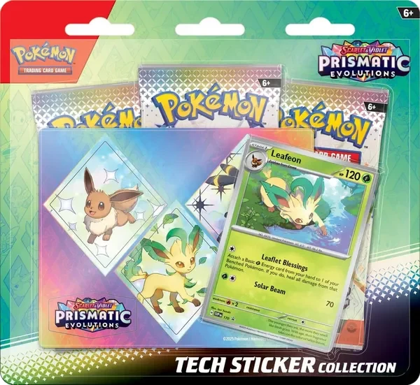 Prismatic Evolutions: Leafeon Tech Sticker Collection
