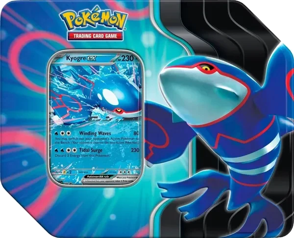 Azure Legends Tins: Kyogre ex Tin (US Version)