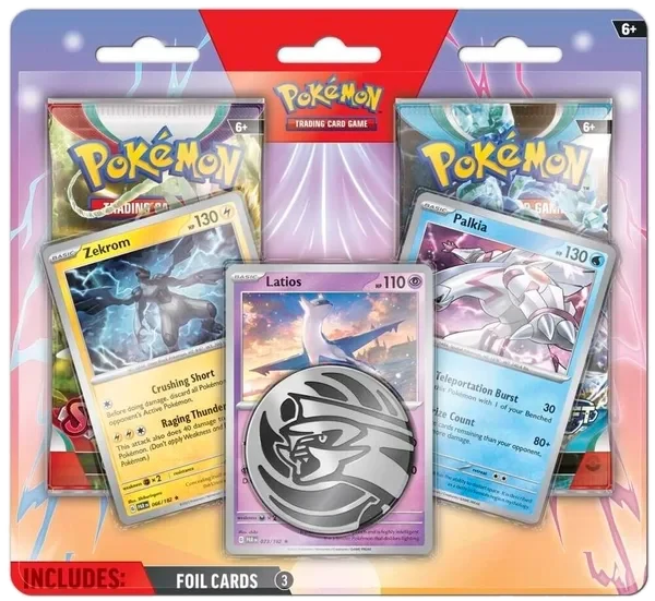 Enhanced 2-Pack Blister: Zekrom, Latios & Palkia