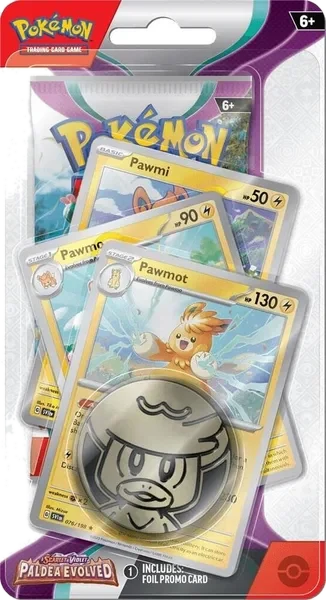 Paldea Evolved: Pawmot Premium Checklane Blister