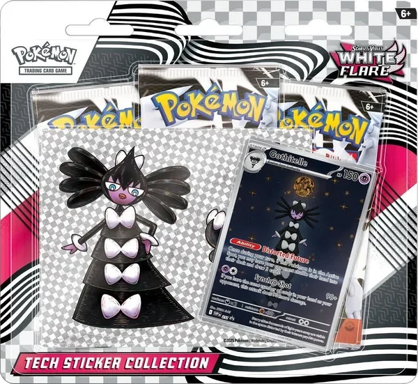 White Flare: Gothitelle Tech Sticker Collection